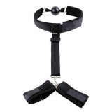 Handcuffs, gags and clamps for BDSM