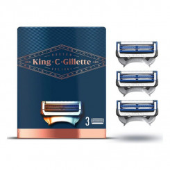 Сменный блок лезвий для бритья King C Gillette Neck Бритва (3 шт.)