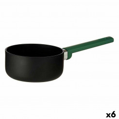 Saucepan Ø 16 cm Black Green 1,3 L (6 Units)