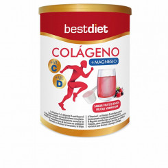 Collagen Best Diet Colágeno Con Magnesio En Polvo Red fruits Dust Magnesium 250 g