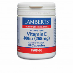 Toidulisand Lamberts 400iu E-vitamiin 60 ühikut