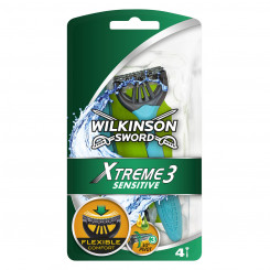 Ühekordne raseerija Wilkinson Sword Xtreme-3 Sensitive, 4 ühikut