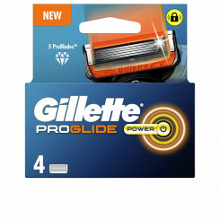 Shaving Razor Gillette Fusion Proglide Power (4 Units)