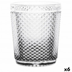 Glass Diamond Transparent Anthracite Glass 300 ml (6 Units)