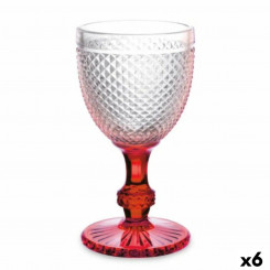 Бокал для вина Diamond Red Прозрачный стакан 330 мл (6 шт.)