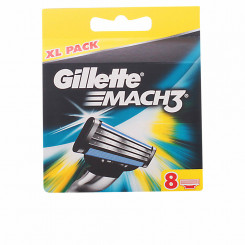 Сменный блок для лезвий для бритья Gillette Mach 3 (8 шт.)