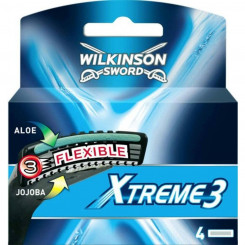 Raseerimisvahendid Gillette Xtreme 3 4 Ühikut
