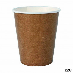 Набор стаканов Algon Disposable Картон крафт-бумага 30 шт., детали 250 мл (20 шт.)
