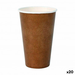 Набор стаканов Algon Disposable Картон крафт-бумага 35 шт., детали 350 мл (20 шт.)