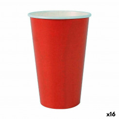 Набор стаканов Algon Disposable Cardboard Red 7 шт., детали 450 мл (16 шт.)
