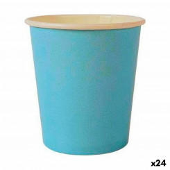 Набор стаканов Algon Disposable Cardboard Blue 20 шт., детали 120 мл (24 шт.)