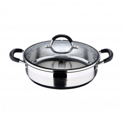 Casserole with lid Masterpro Stainless steel AISI 304 (3.8 L) 28 x 7 cm