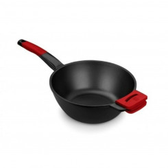 Сковорода-вок BRA A412028 Красный/Черный Ø 28 см (Ø 28 см)