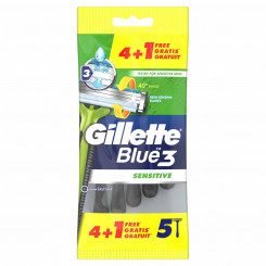 Shaving tools Gillette Blue Sensitive 5 Units