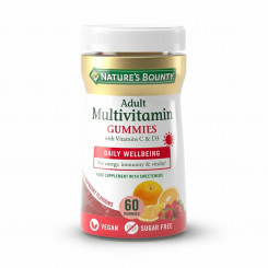 Пищевая добавка Nature's Bounty Gummy Bears Мультивитамины Апельсин Малина 60 единиц