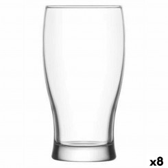 Beer glass LAV Belek Transparent Crystal 6 Pieces, parts (8 Units) (375 cc)