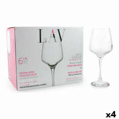 Set of cups LAV Lal (4 Units) (6 pcs)