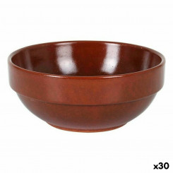 Bowl Azofra Stackable Brown 13.3 x 5.5 cm (30 Units) (13.3 x 5.5 cm)
