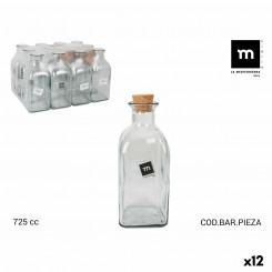 Klaaspudel La Mediterránea Medi Kork 725 ml (12 Ühikut)
