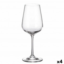 Set of cups Bohemia Crystal Sira 360 ml White 6 Pieces, parts 6 x 8 x 22 cm (6 Units) (4 Units)
