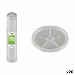 Storage of substances Glass lid set Algon Coffee 100 Pieces, parts 200 ml (20 Units)