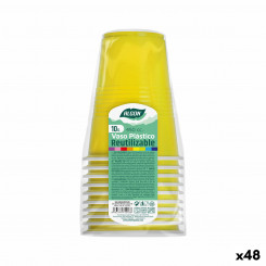 Набор многоразовых стаканов Algon Yellow 48 шт. по 450 мл (10 шт., детали)