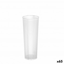 Set of reusable glasses Algon Transparent 65 Units 330 ml (6 Pieces, parts)
