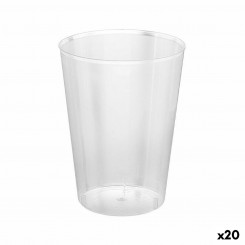 Набор многоразовых стаканов Algon Transparent Cider 20 шт. по 500 мл (15 шт., детали)