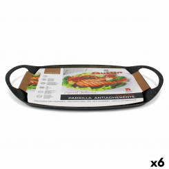 Steel grill with smooth coating Quttin 47 x 29 x 1.6 cm (6 Units)