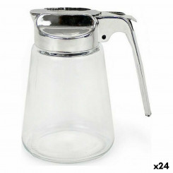 Mug with dispenser Anna Mesi Glass 350 ml (24 Units)