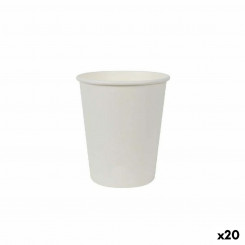 Klaaside komplekt Algon Papp Valge 30 Tükid, osad 250 ml (20 Ühikut)