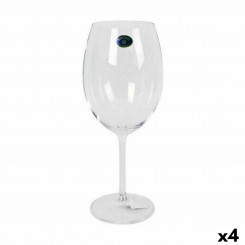 Set of glasses Bohemia Crystal Clara Wine 580 ml 6 Pieces, parts (4 Units)
