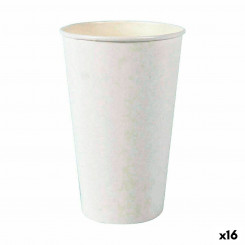Набор стаканов Algon Disposable Cardboard White 6 шт., детали 450 мл (16 шт.)