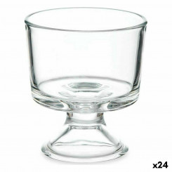 Ice cream and ice cream cocktail glass Transparent Glass 290 ml (24 Units)
