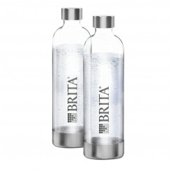 Бутылка для воды SodaOne Brita 1043722 Прозрачный Серебристый 1 л