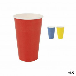 Набор стаканов Algon Disposable Cardboard Multicolor 10 шт., детали 450 мл (16 шт.)