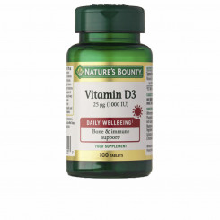 Таблетки Nature's Bounty Витамина Ui Витамин D3 100 единиц