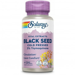 Toidulisand Solaray Black Seed 60 Ühikut
