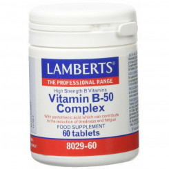 Пищевая добавка Lamberts Витамин B-50 Комплекс 60 ед.