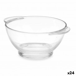 Bowl Transparent 580 ml With Handles Soup (24 Units)