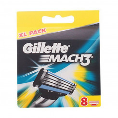 Shaving spray refill Mach 3 Gillette 7702018263783 (8 uds)