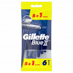 Manual shaving razor Gillette Blue II 6 Units