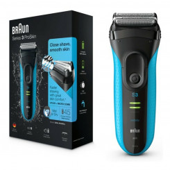 Electric Shaver Braun Series 3 ProSkin 3040 S Wireless Rechargeable Blue (Refurbished A+)