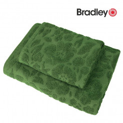 Bradley salvrätikud, 70 x 140 cm, 480g/m2, sinep, roheline