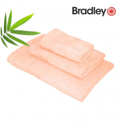 Bradley bamboo towel, 30 x 50 cm, salmon pink