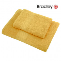 Bradley terry towel, 70 x 140 cm, milk yellow