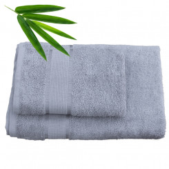 Bradley bamboo towel, 70 x 140 cm, purple gray, 3 pcs