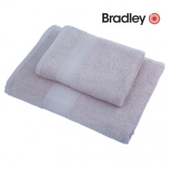 Махровое полотенце Bradley, 70 x 140 см, нежно-фиолетовое, 3 шт.