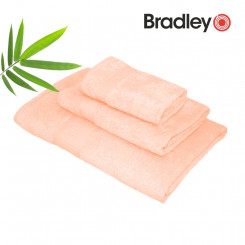 Bradley bambusrätik, 50 x 70 cm, lõheroosa, 5 tk