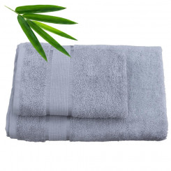 Bradley bamboo towel, 30 x 50 cm, purple gray